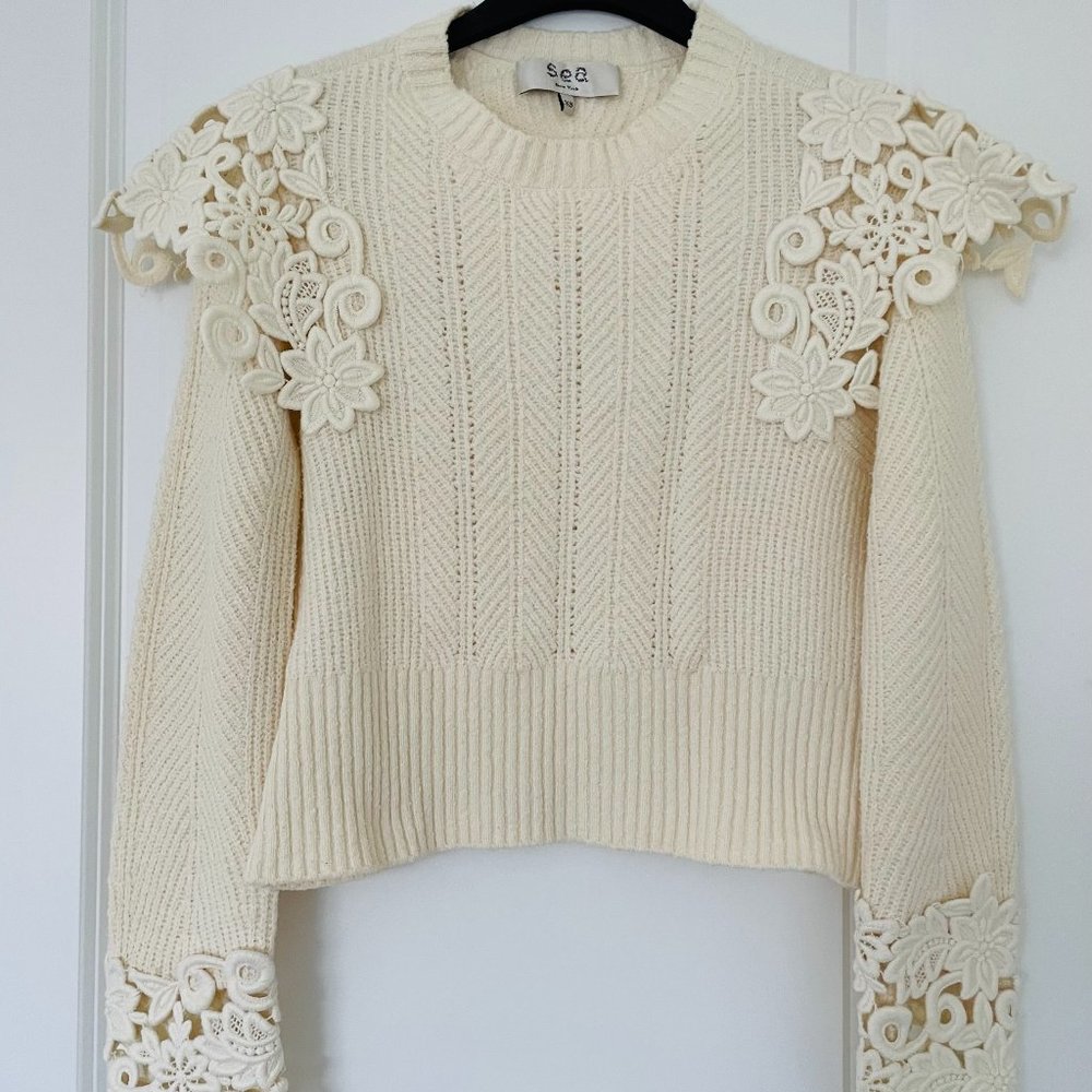 Zandra Sweater Ivory | Womens Sea Sweaters (Free Shipping)